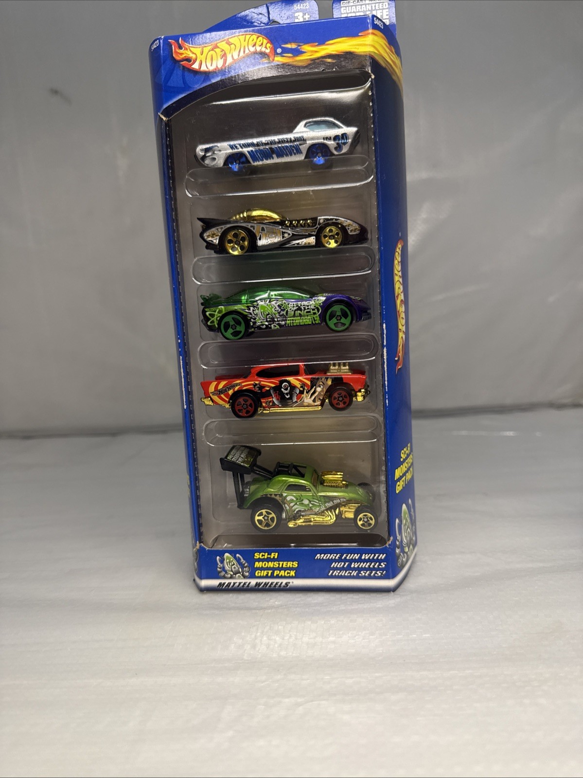 2000 HOT WHEELS SCI-FI MONSTERS GIFT PACK 5 CAR SET NEW UNOPENED PACKAGE 54423