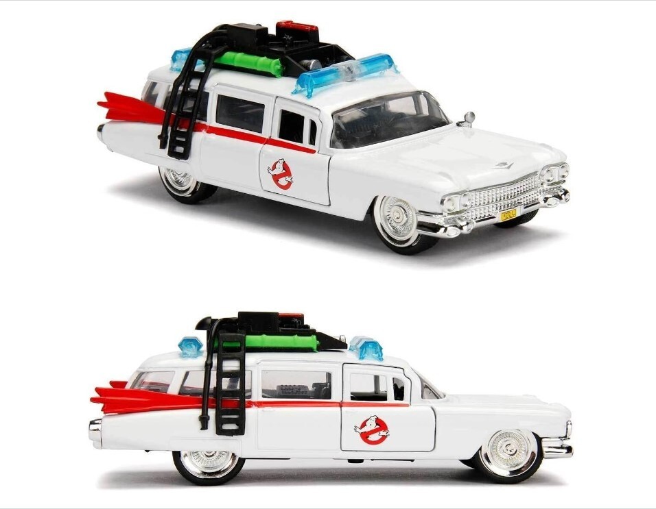 NEW Jada Toys 99748 Ghostbusters Hollywood Rides ECTO-1 1:32 Metal Die-Cast Car