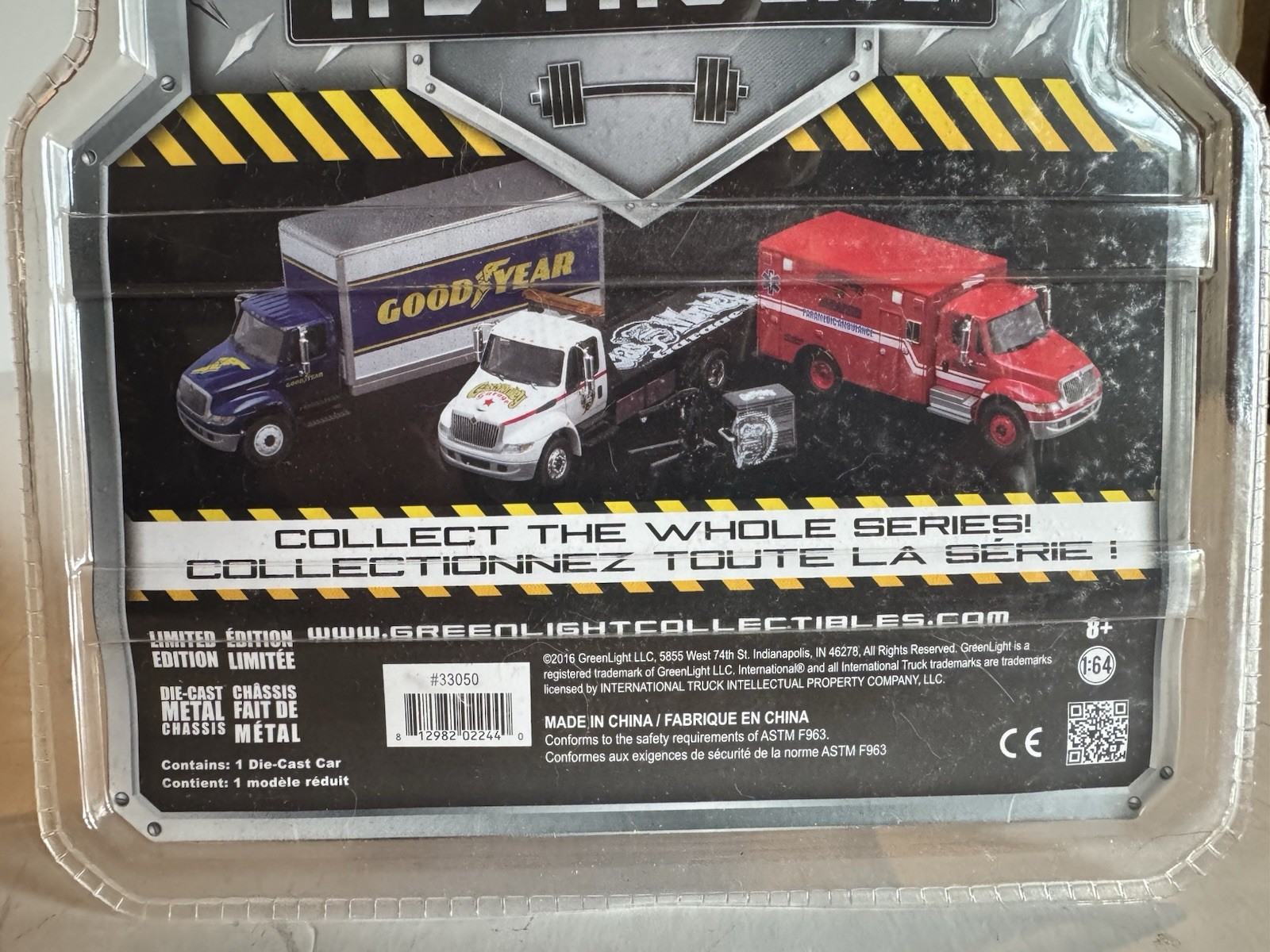 Greenlight HD Trucks International Durastar Ambulance Fire Dept Of Memphis