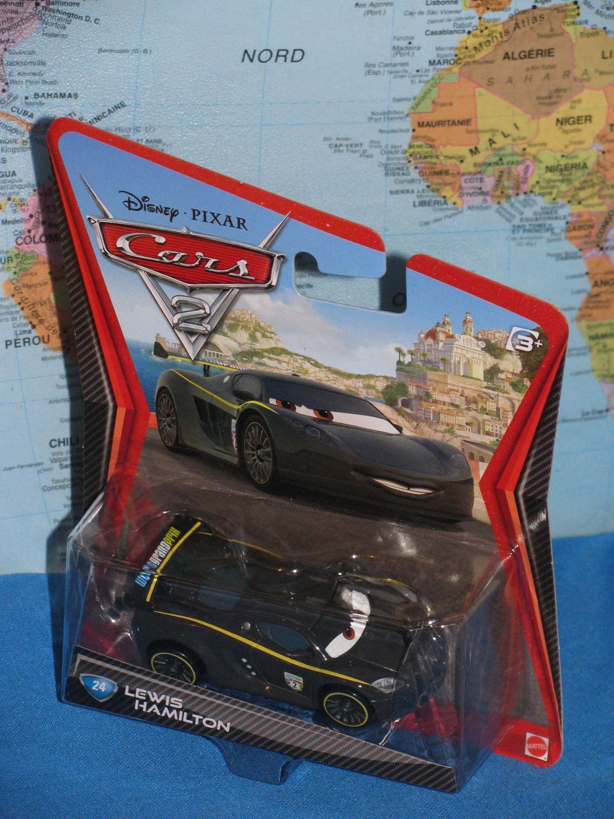 DISNEY PIXAR CARS 2 LEWIS HAMILTON #24 ***BRAND NEW & VHTF***