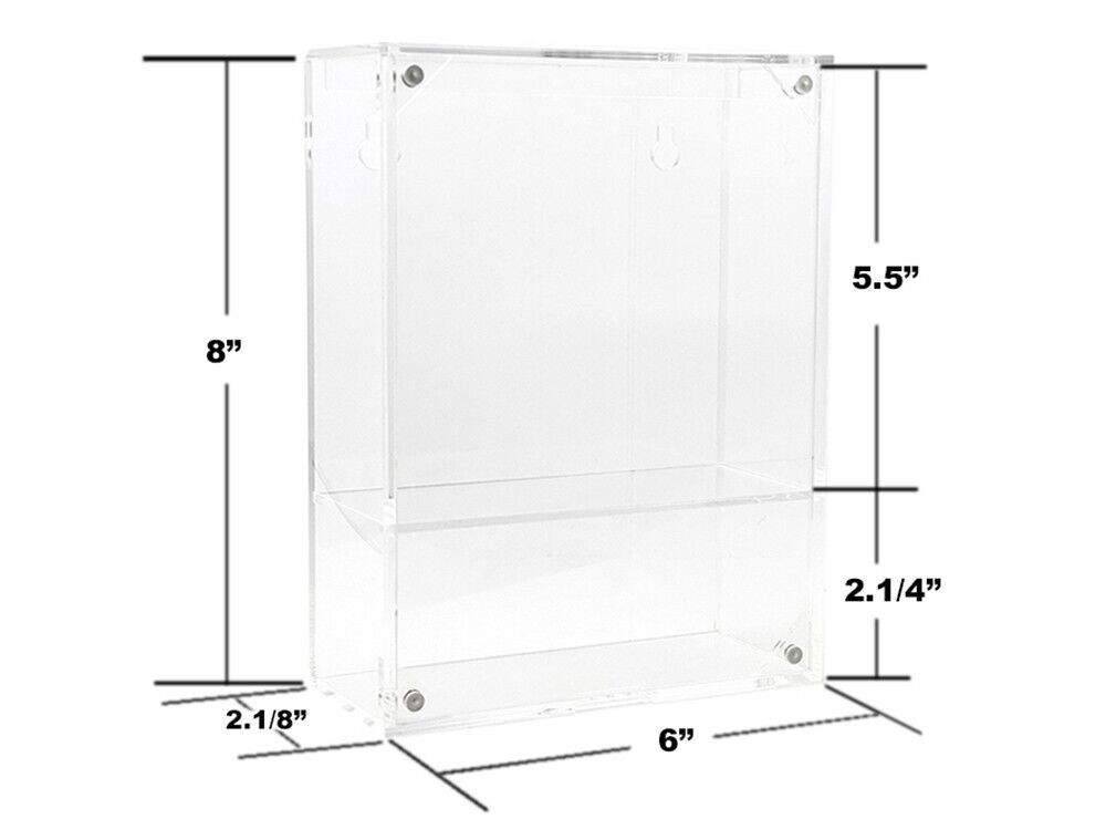 SHOWCASE PREMIUM SINGLE DISPLAY CASE W/ SHELF FOR 1/64 SCALE MODEL CARS MJ15020