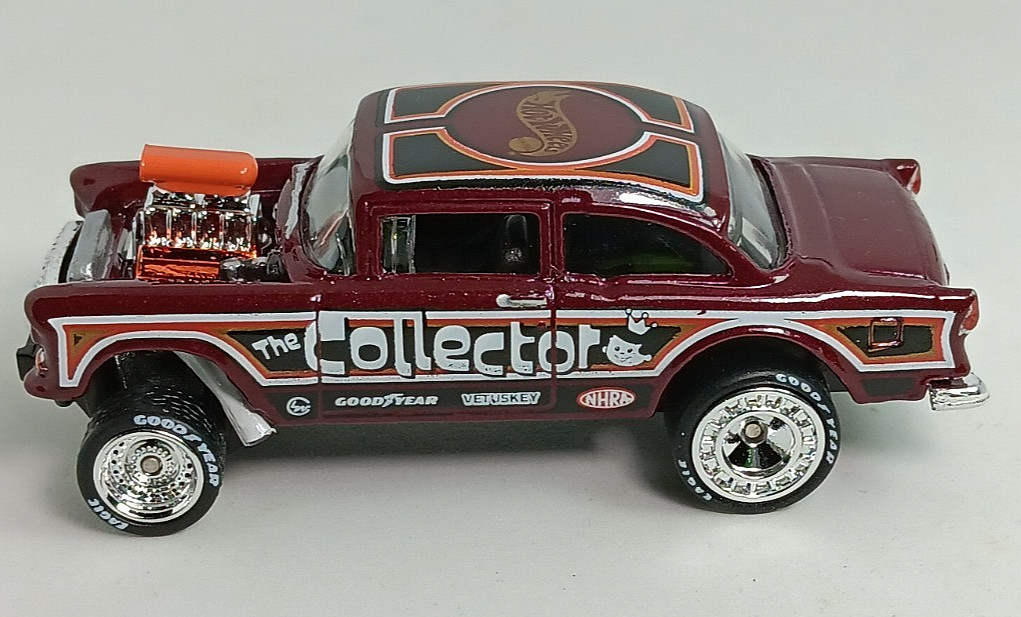Custom, Hot Wheels ’55 CHEVY BEL AIR GASSER, “Dressed up “Collector”