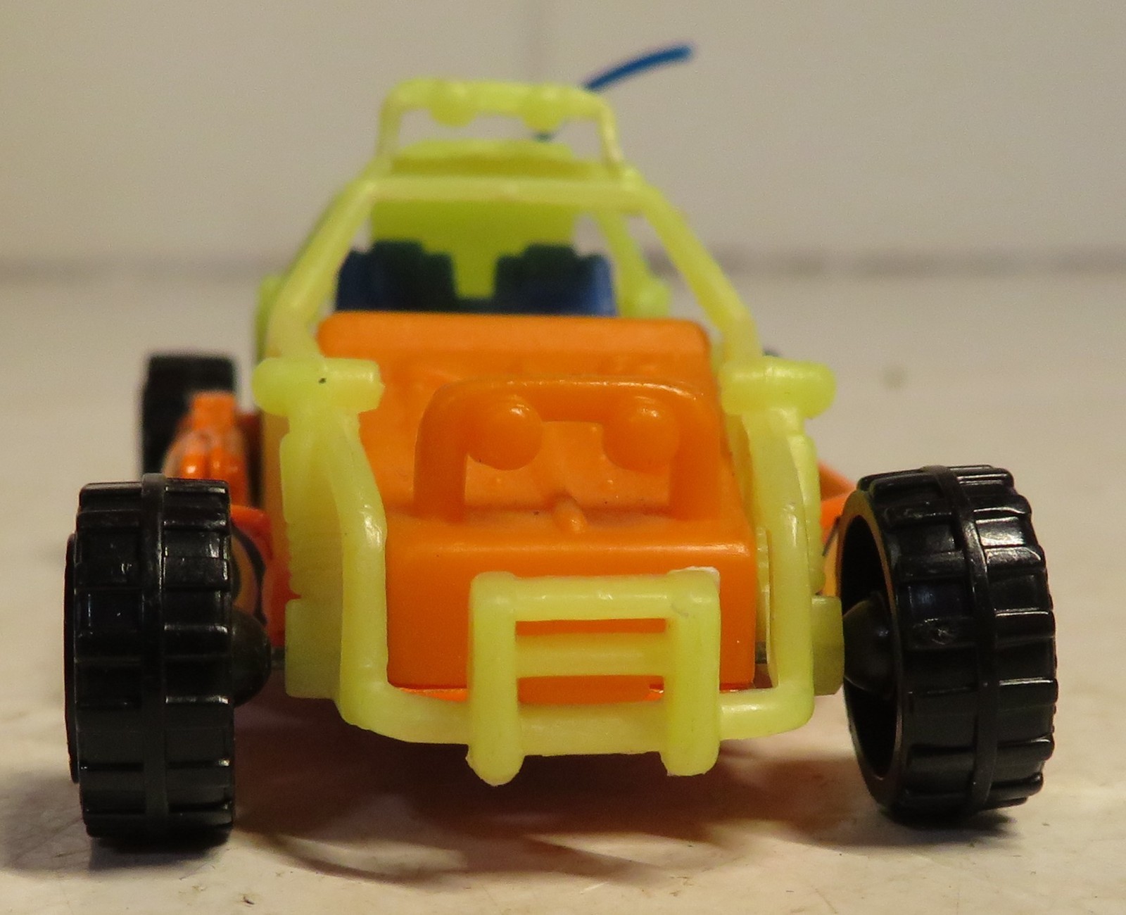 Matchbox Dune Buggy 1998 1:61 Die Cast & Plastic Fluorescent Orange Yellow Rail