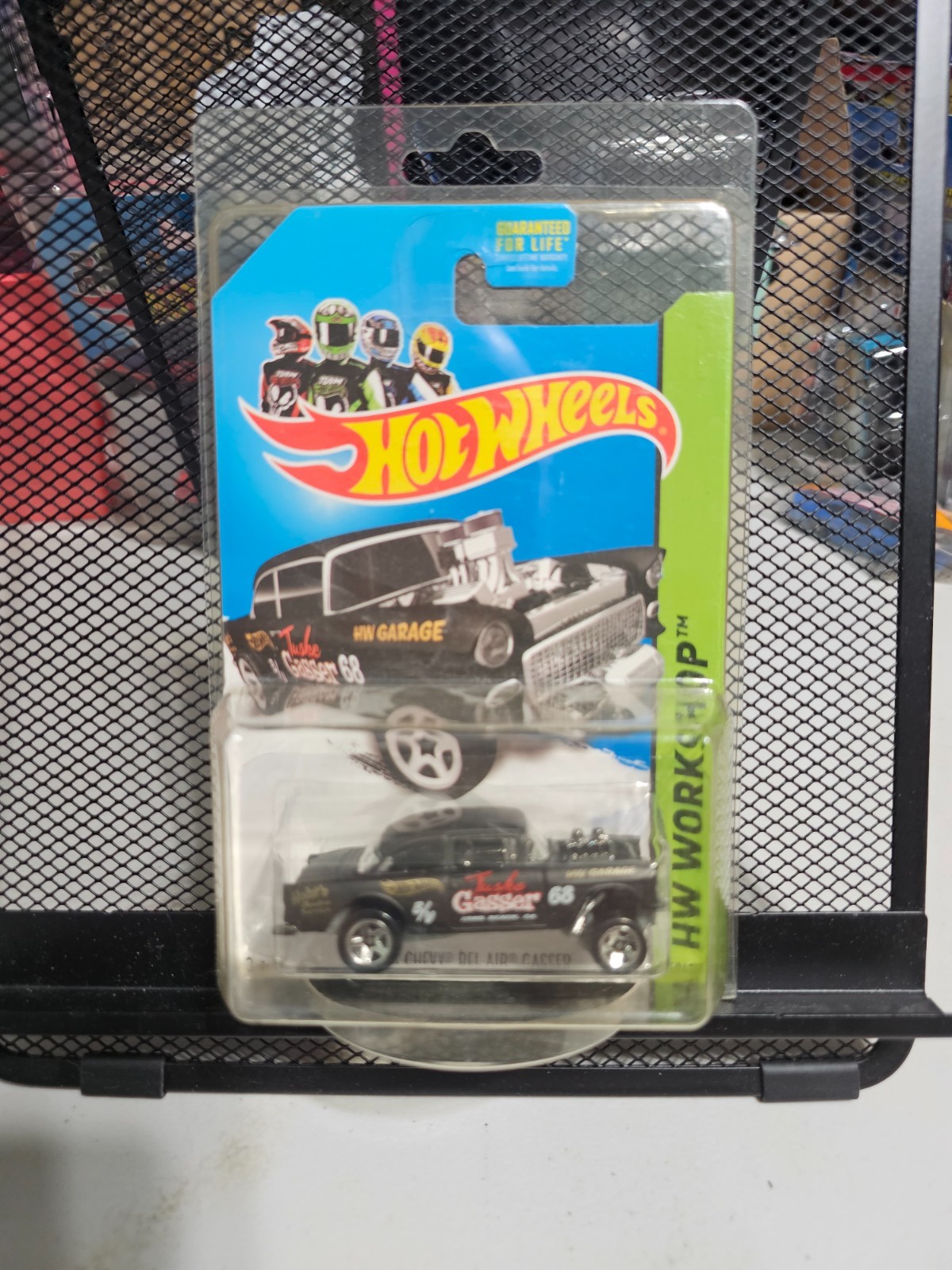 Hot Wheels HW Workshop ’55 Chevy Bel Air Gasser 1:64 Diecast Car Black 2013