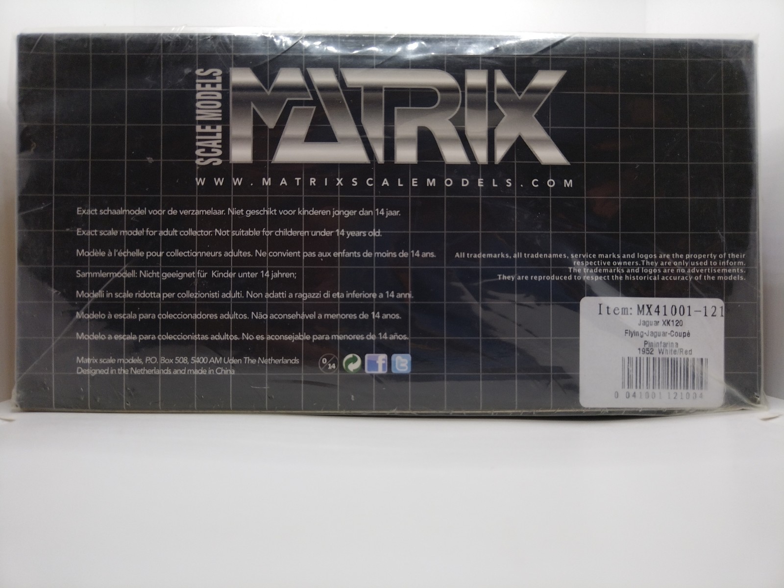 MATRIX 1/43 Jaguar XK120 Flying Jaguar Coupe Pininfarina 1952. Super Rare!
