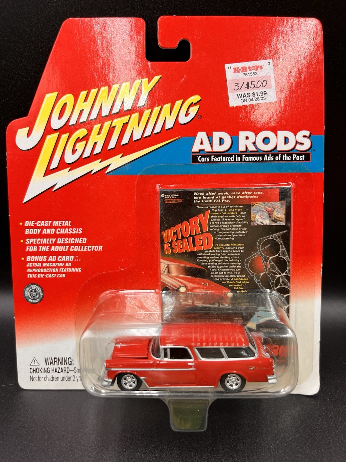 Johnny Lightning Die Cast Car 1/64 Collection- Lot Of 6 In Original Package