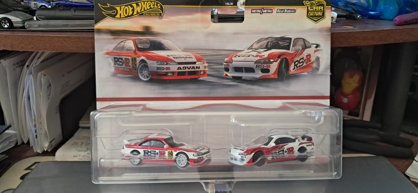 Hot Wheels Car Culture 2-Pack Nissan 240SX (S14) & Silvia (S15) RS*R ADVAN