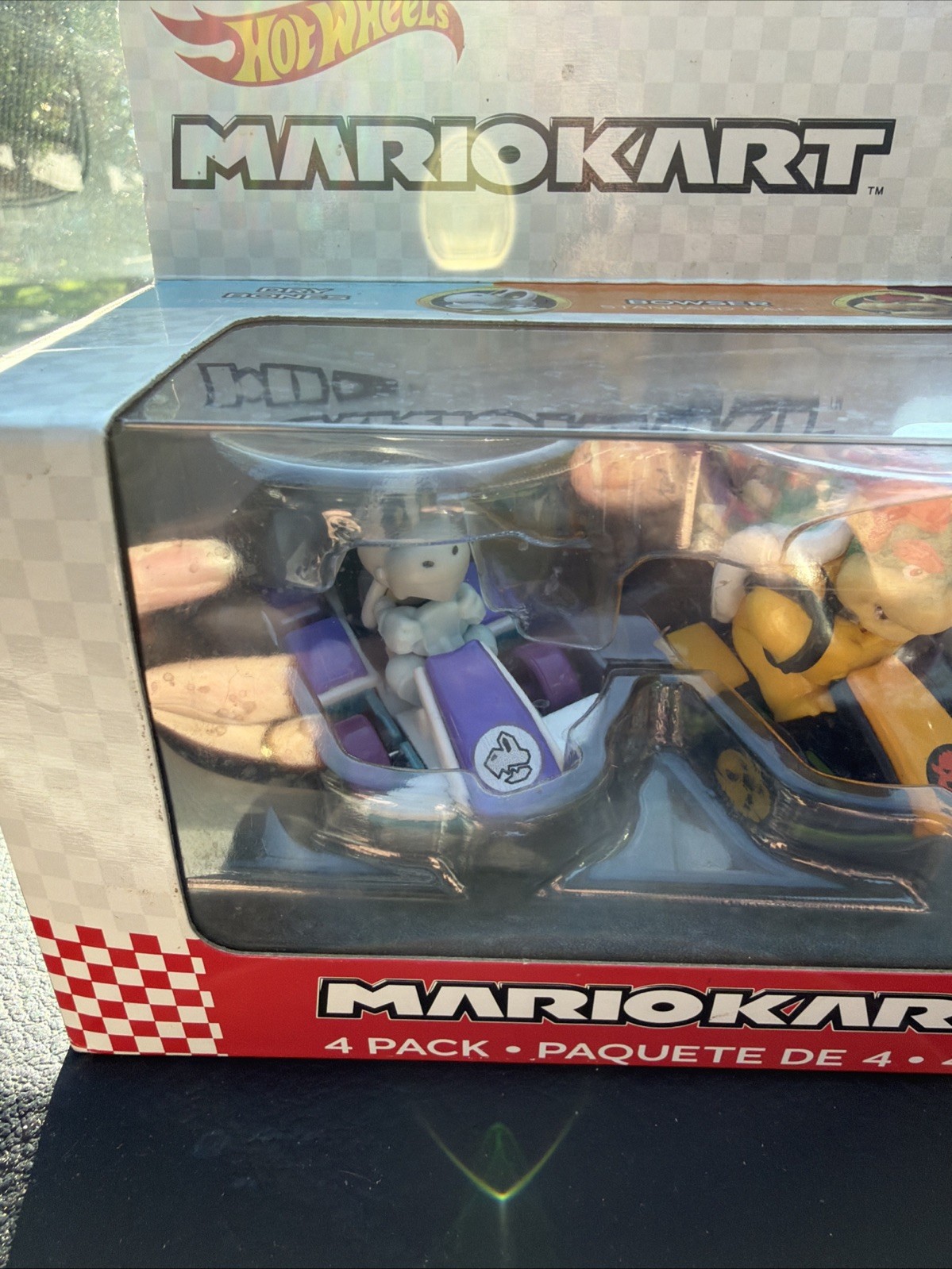 Hot Wheels Mario Kart 4 Pack 1/64 Go Kart – Multi-Color NIB New Sealed Dry Bones