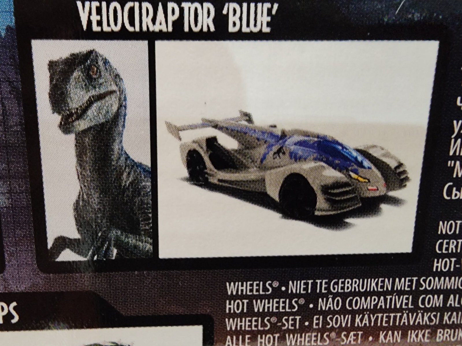 Hot Wheels Jurassic World Dominion 2022 Dinosaur Character Car 5 Pack Box Set