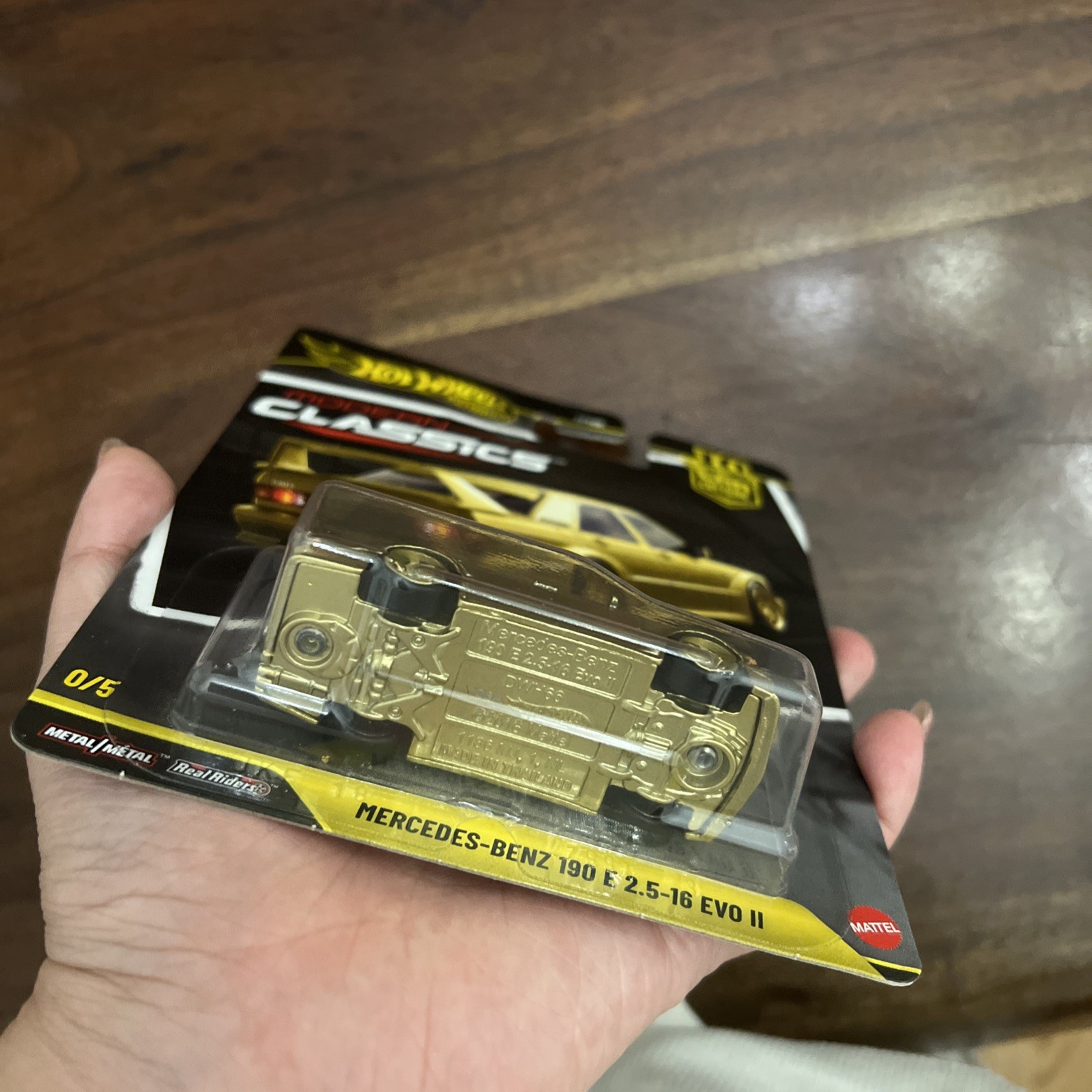 Hot Wheels Modern Classics Mercedes Benz 190E Chase BM1 in Protector