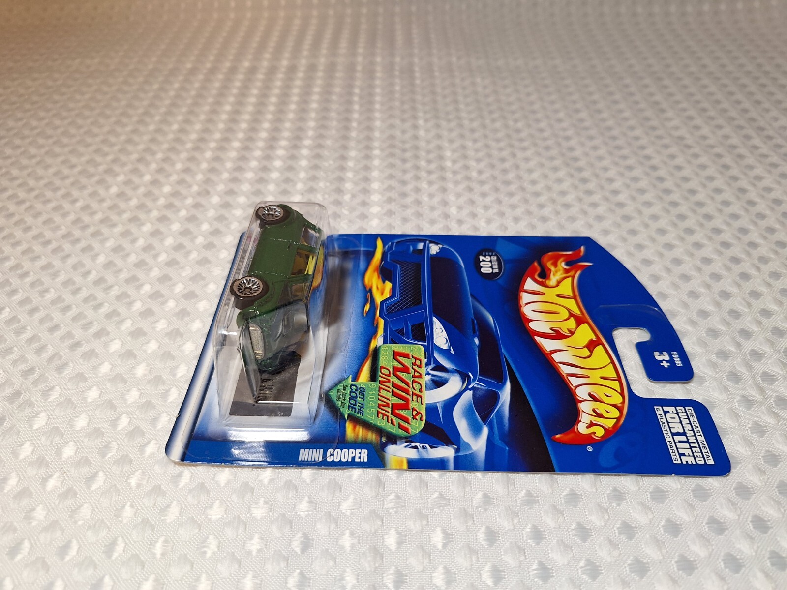 2002 Hot Wheels #200 Mini Cooper Green Removable Car Top New Sealed