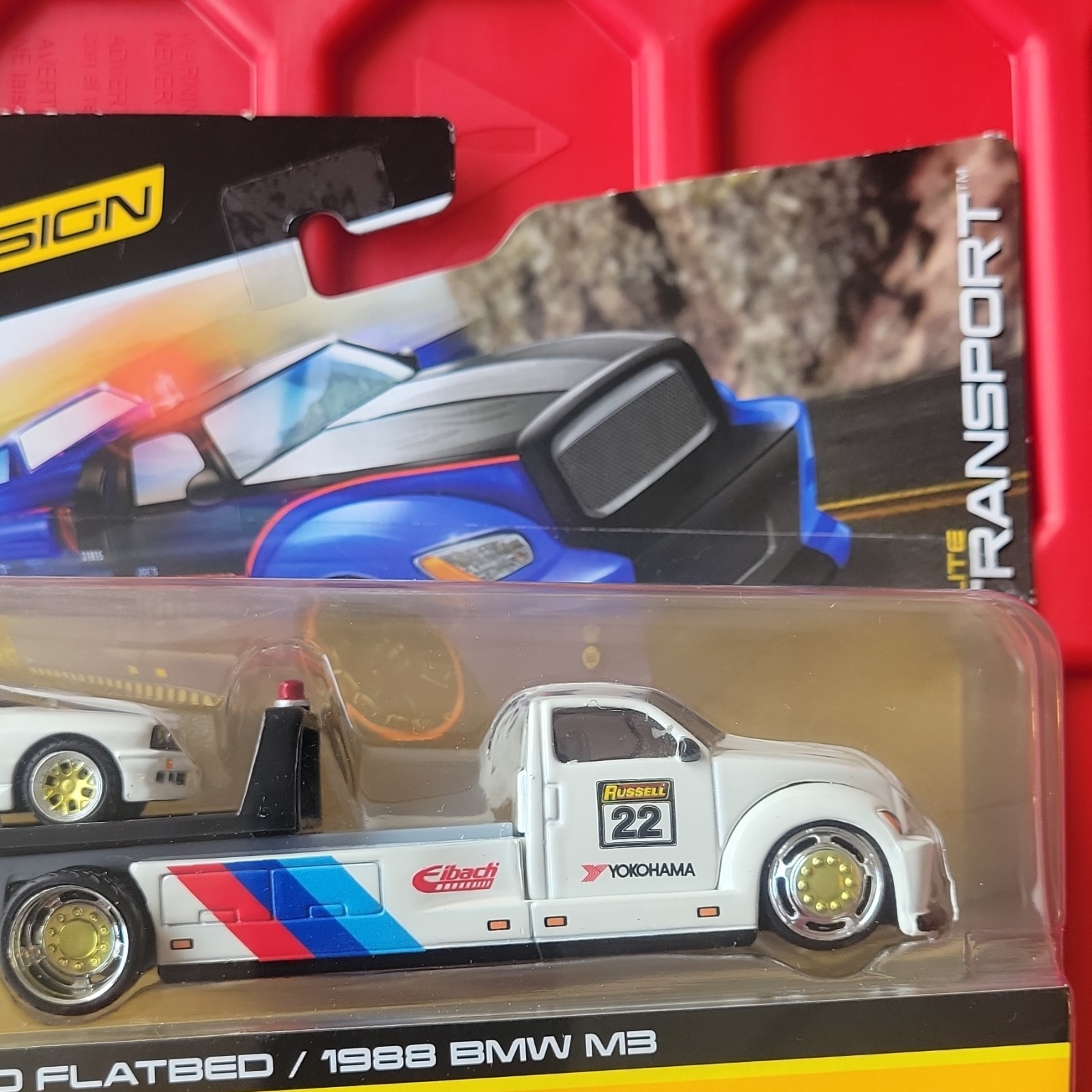 Maisto Design Transport Car Transporter 1:64 1988 BMW M3 White Unopened