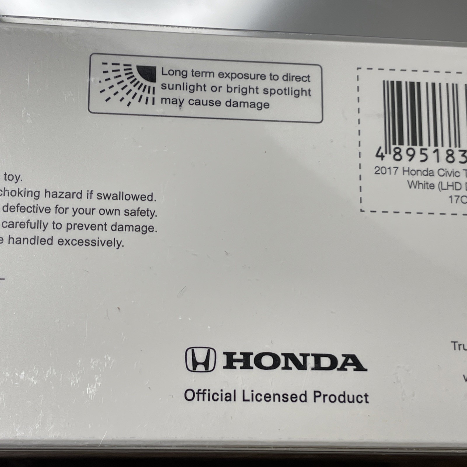 1/43 TSM MODEL HONDA CIVIC TYPE R FK8 WHITE 655588
