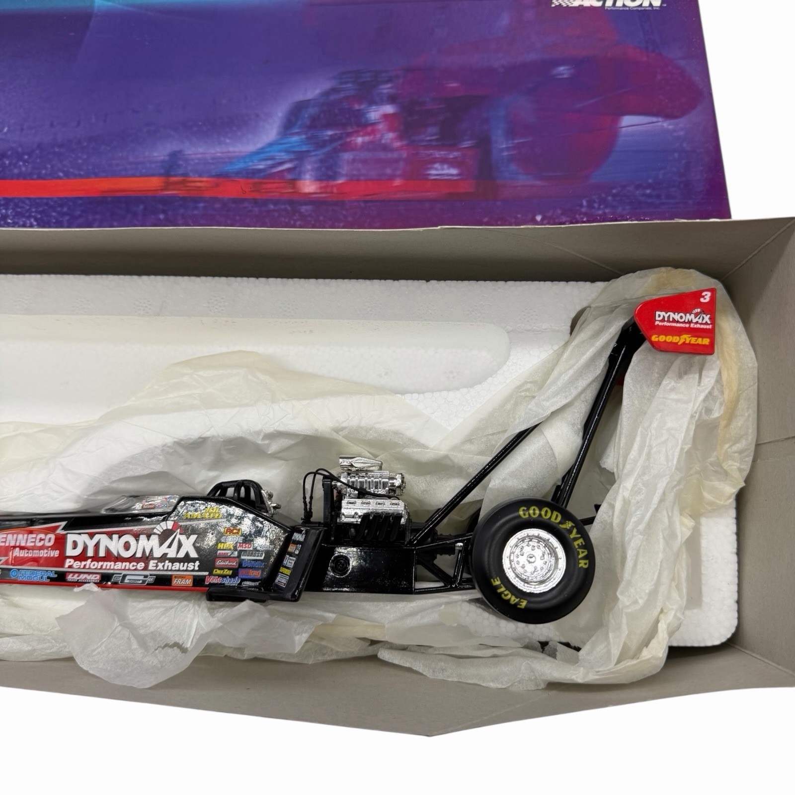 Action Joe Amato Dynomax 2000 1 Of 3000 1:24 Scale Top Fuel Dragster Mac Tools