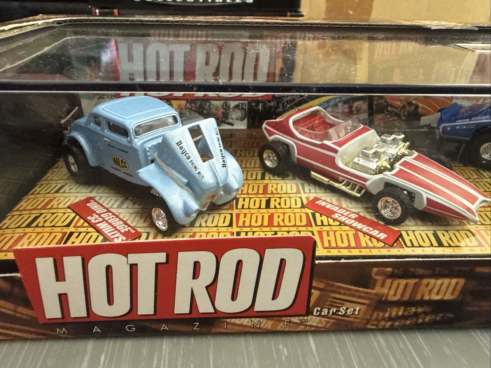 NEW 1999 Hot Wheels Collectibles Hot Rod Series 4 Hot Rod Magazine 4-Car Set