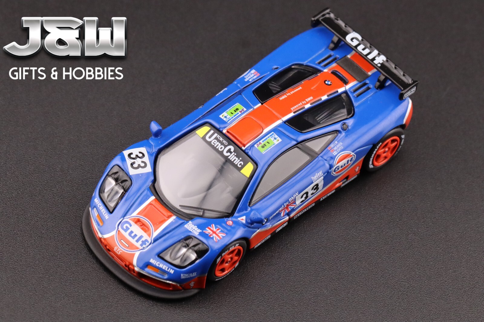 Mini GT McLaren F1 GTR #33 1996 Le Mans 24Hr GULF #723 1/64