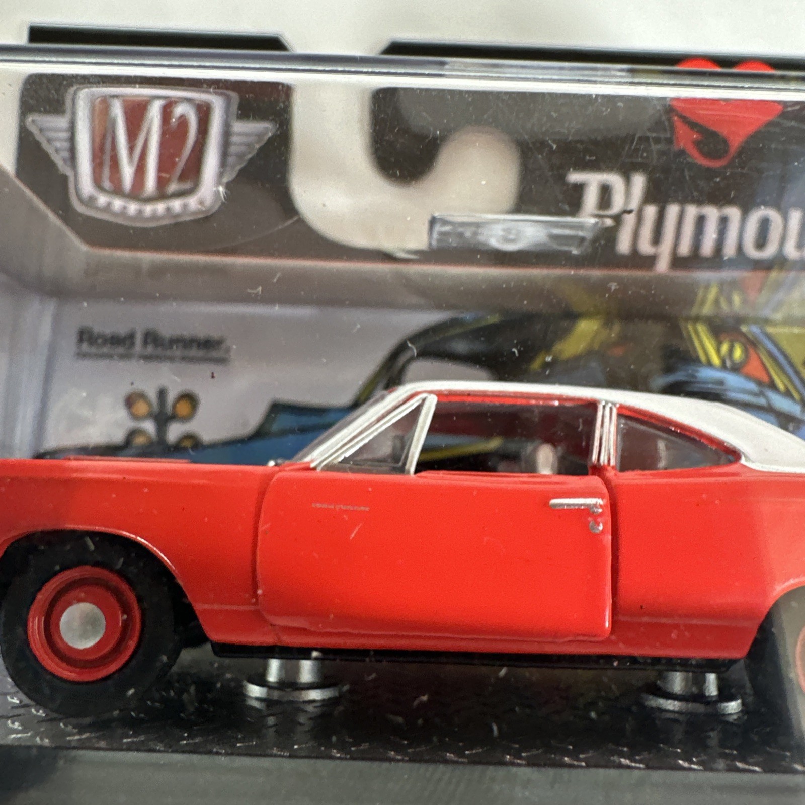 1969 Plymouth Road Runner HEMI Red/Black M2 Machines R91 25-35 New in Package