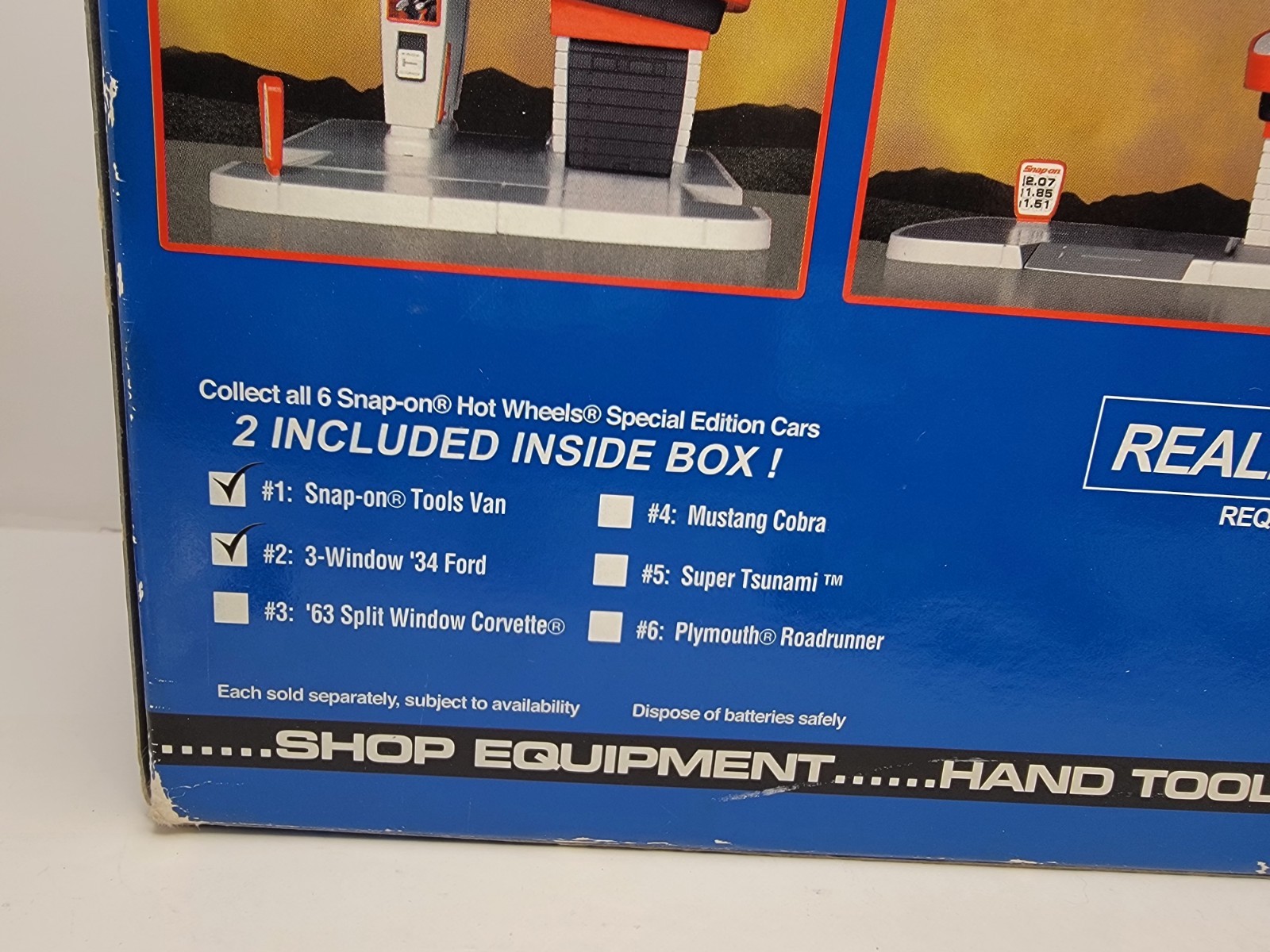Hot Wheels Snap-On Service Station play set
