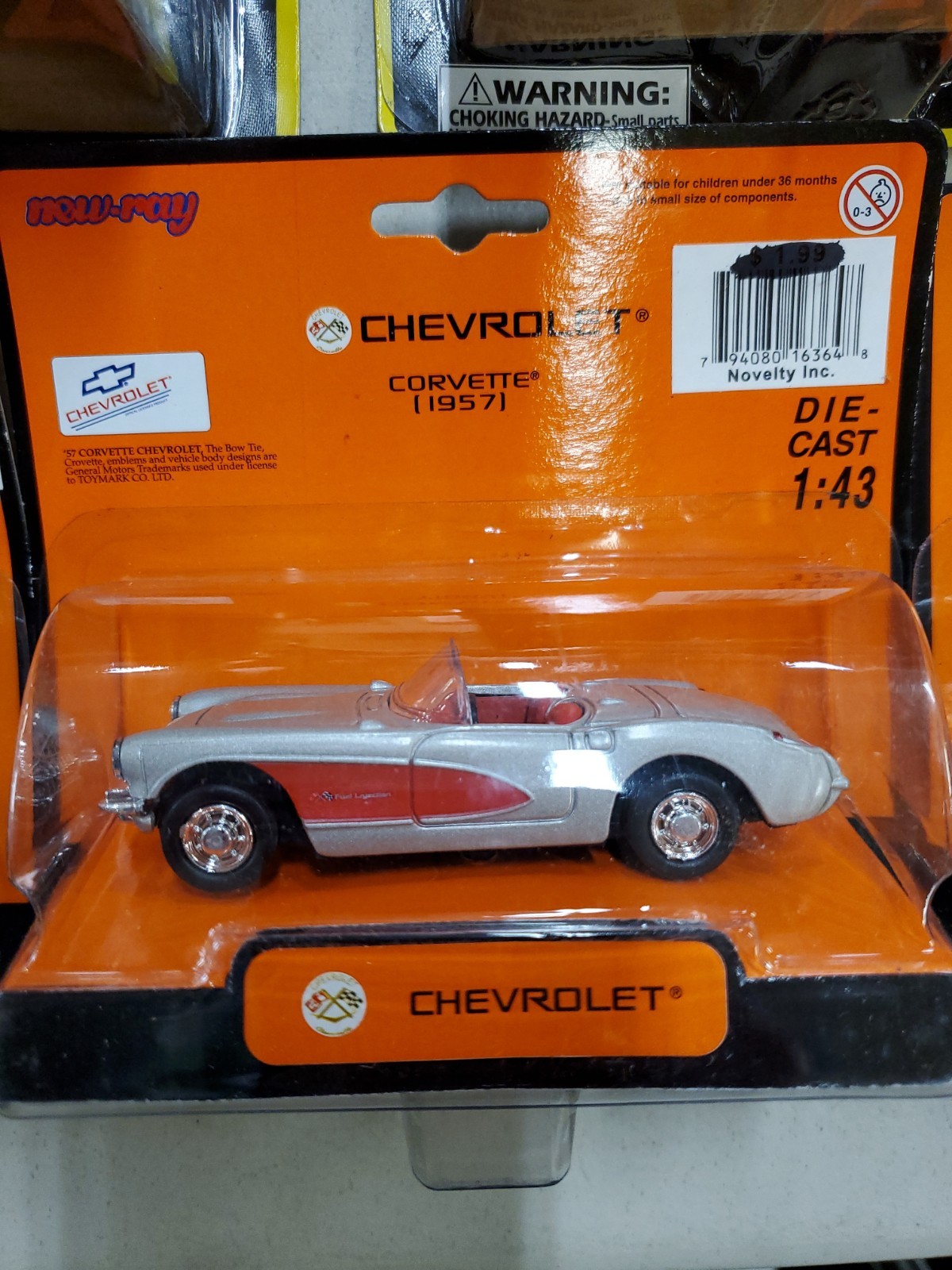 7 NEW RAY 1:43 Diecast Toy Set 185