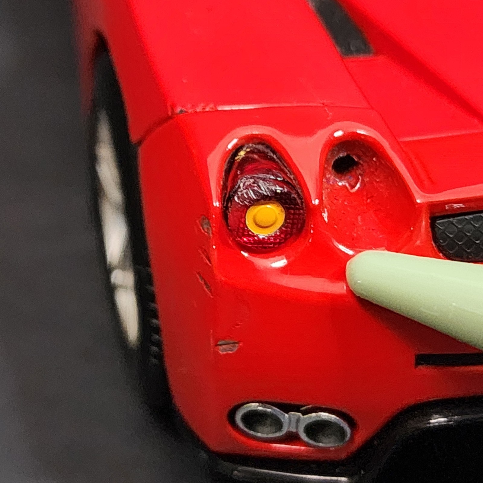 Rare Mattel Retro 2002 Y2K Hot Wheels Ferrari Enzo 1:18 Red Car Vtg Diecast V12