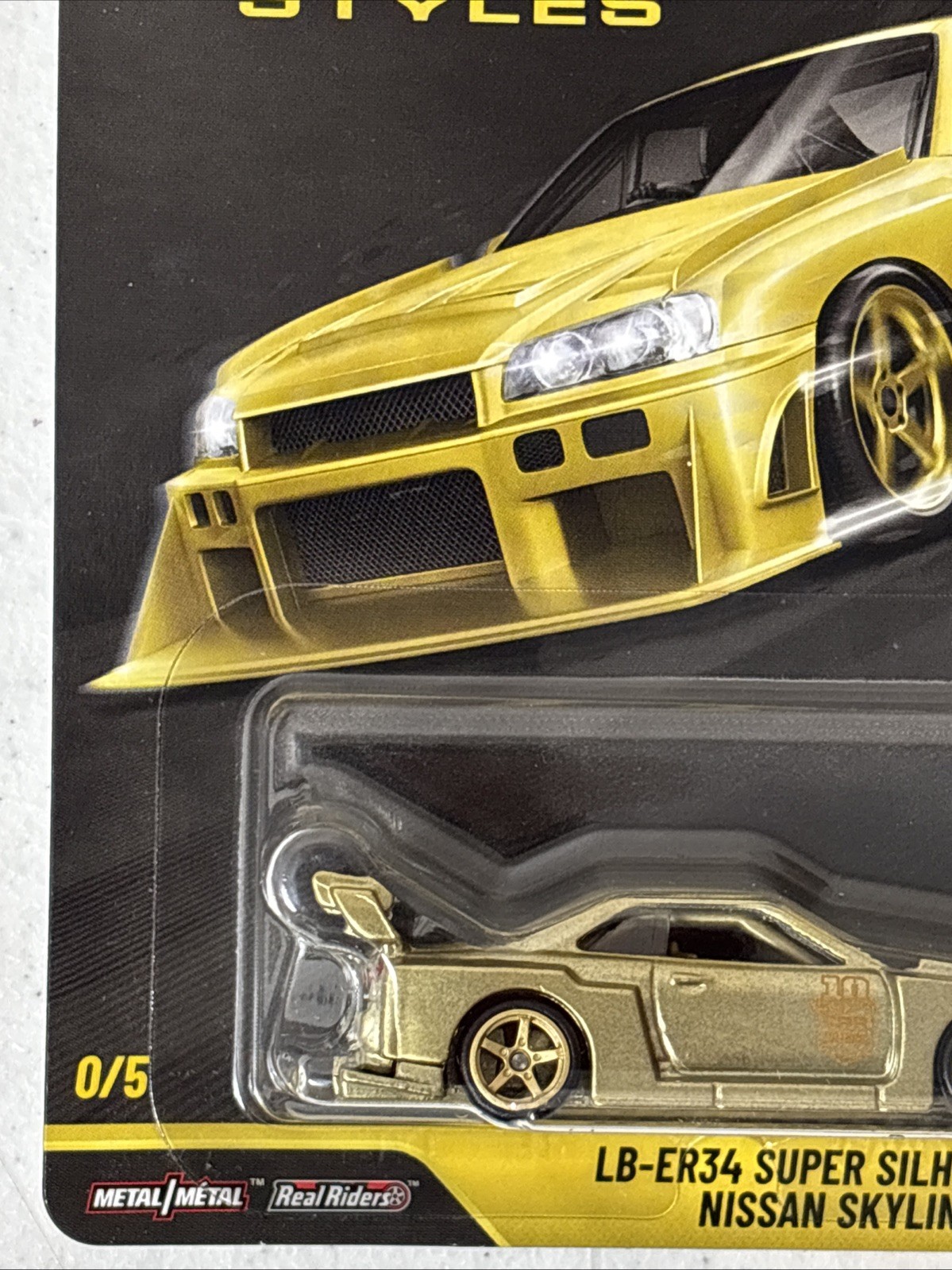 Hot Wheels Premium Aero Styles LB-ER34 Super Silhouette NISSAN SKYLINE 0/5 CHASE