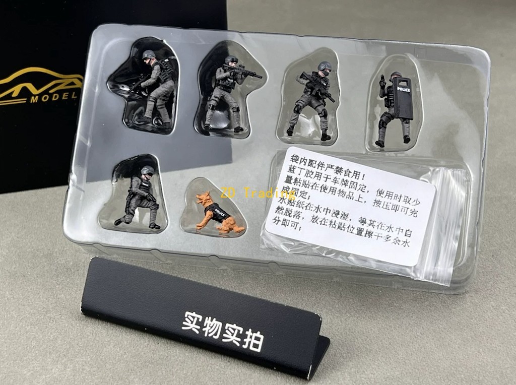 MVA 1:64 Gray Bearcat AFV Armored Vehicle Figures Model Diecast ABS Car BN