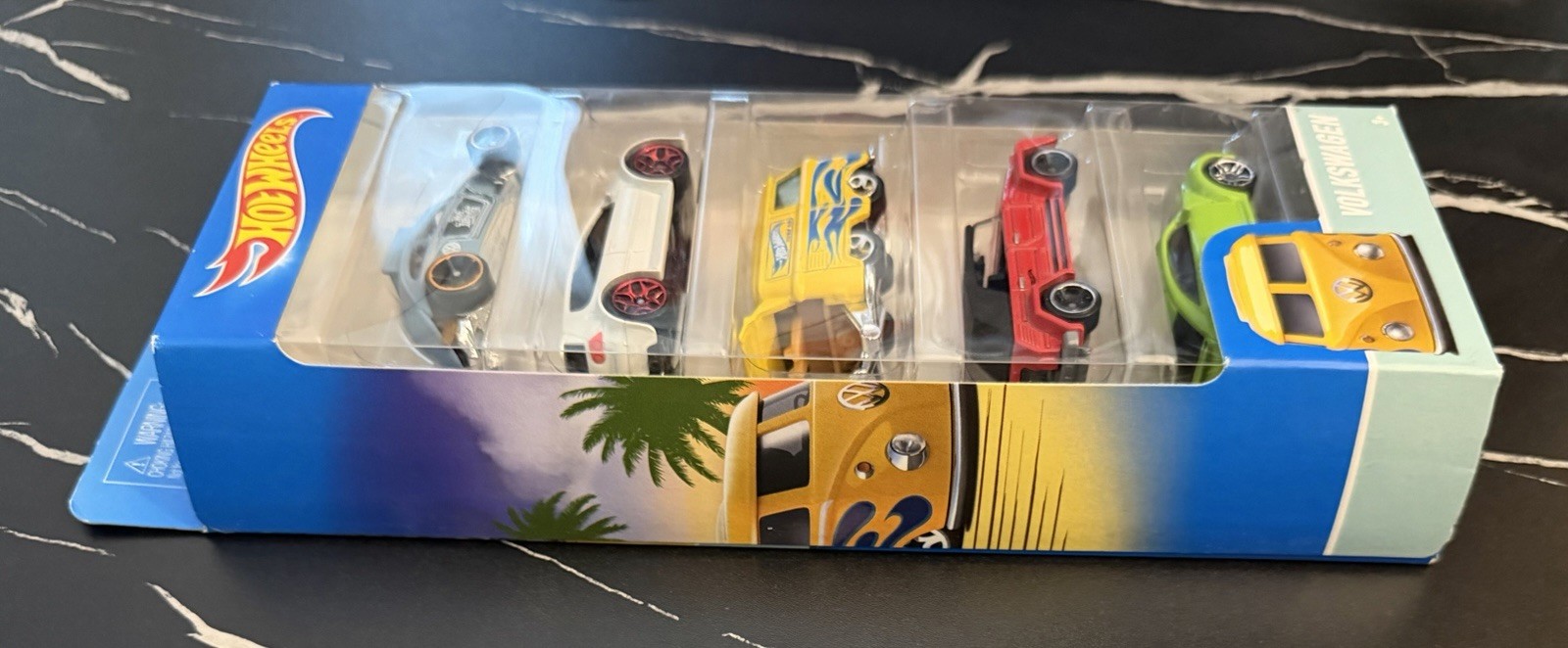 Hot Wheels Volkswagen 5-Pack: Golf GTI Custom Beetle Kool Kombi Beetle Type 181