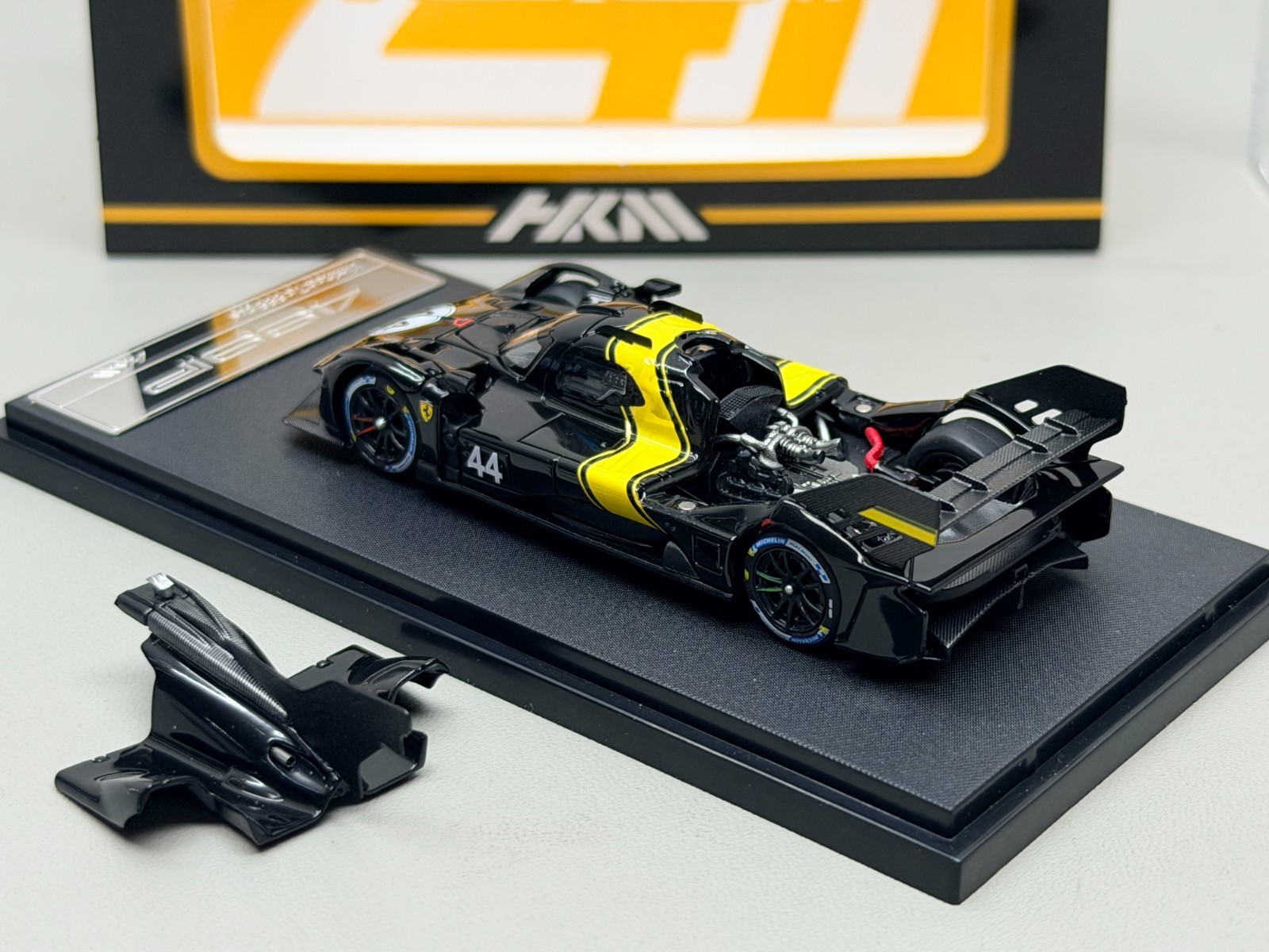 HKM 1/64 Ferrari 499P Hypercar Le Mans Alloy Car Model