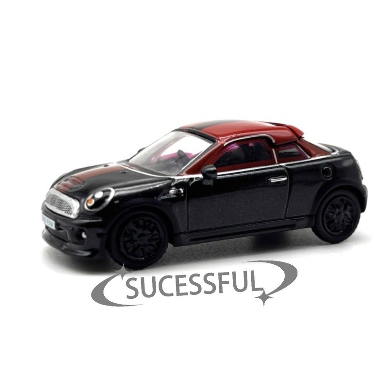 1:76 Red Mini Cooper Coupe Metal Diecast Sport Car Model Brand New