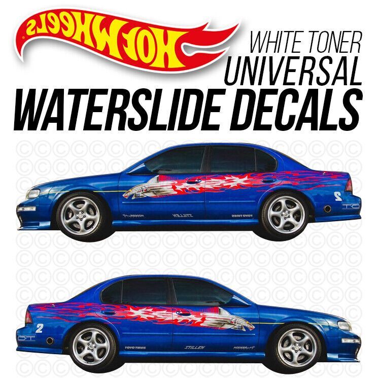 1/64 VINCE MAXIMA FAST AND FURIOUS Custom Universal WaterSlide Decal Hot Wheelz