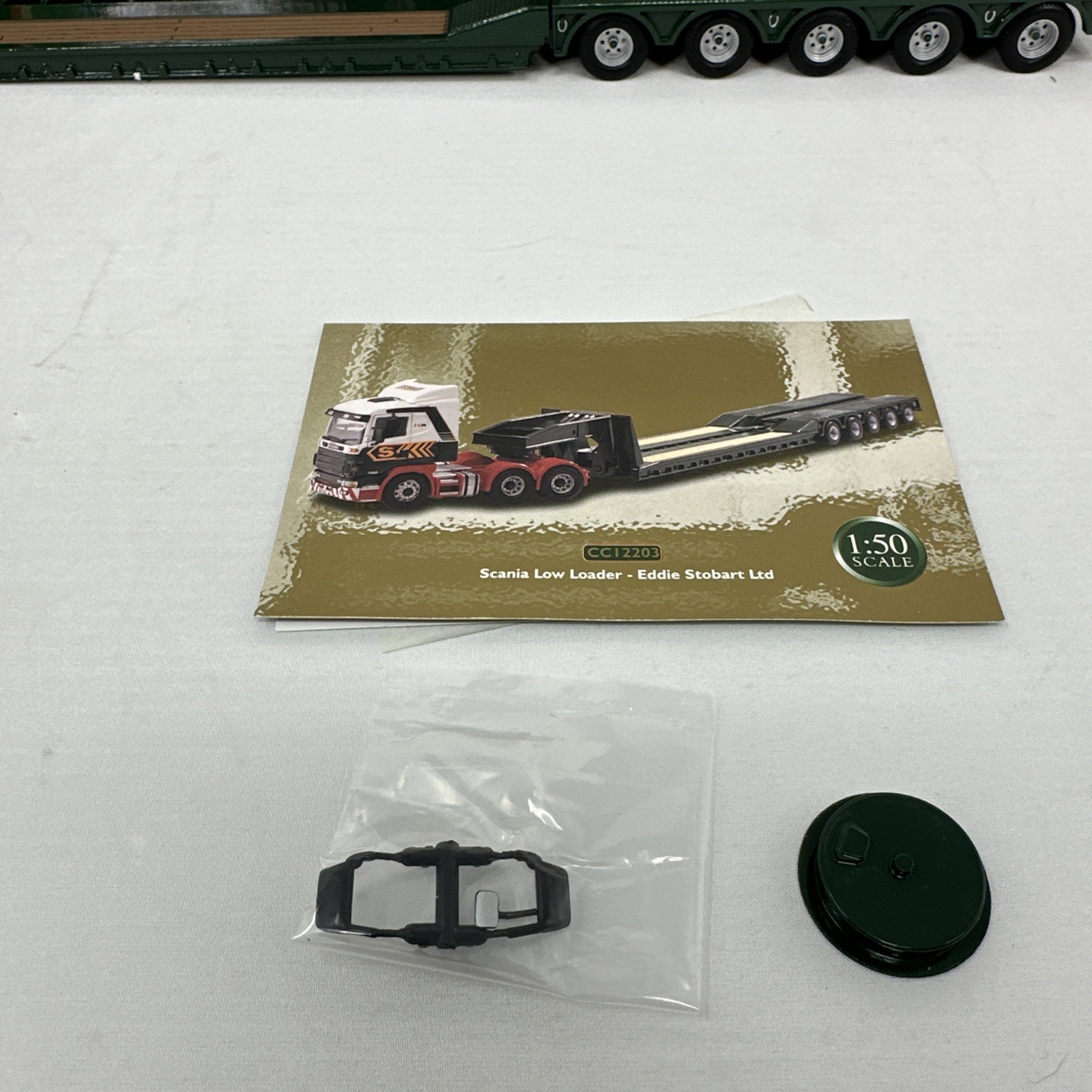 CORGI CLASSICS EDDIE STOBART SCANIA 4 SERIES LOW LOADER TRUCK MODEL CC12203 1:50
