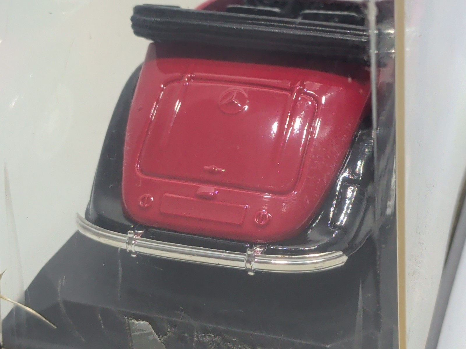 ✨VINTAGE✨ Solido Mercedes 540 K Red 1939 Cabriolet Convertible Red 4086 1/43