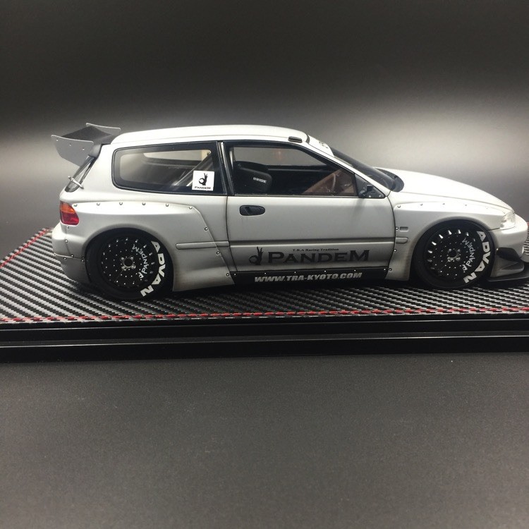 Ignition Model 1/18 Ig 1471 Pandem Honda Civic EG6 In Battle Gray.Cldc Exclusive