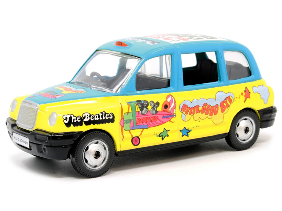 The Beatles London Taxi RHD (Right Hand Drive) “Hello Goodbye” Blue and Yellow