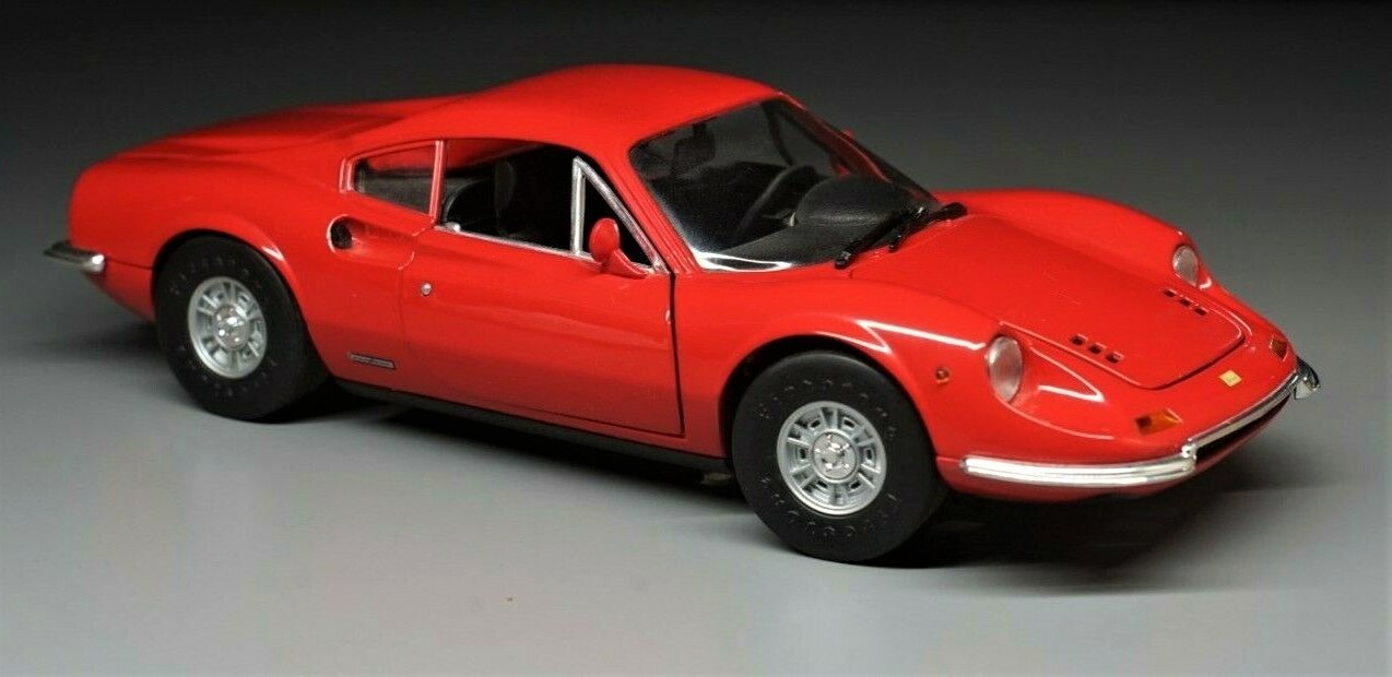 Ferrari Race Car Racing1:24Le Mans12Racer18Custom Built Metal Body Model RARE