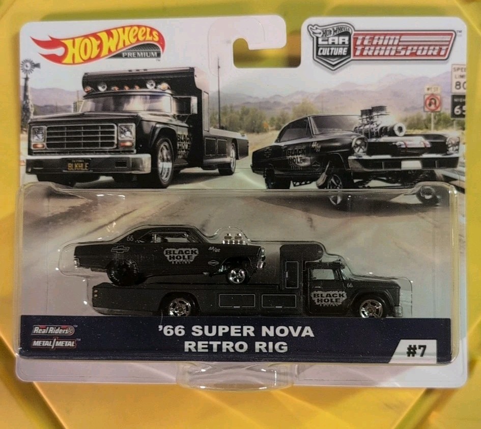 Hot Wheels Car Culture Team Transport ’66 Super Nova Retro Rig #7