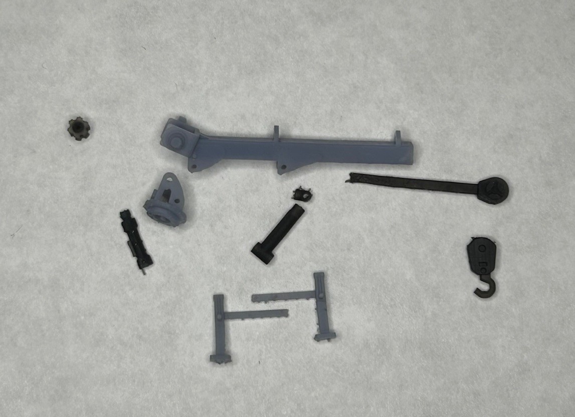 1:64 Scale Mechanics Truck Bed Crane Kit for Diecast Trucks Vehicles