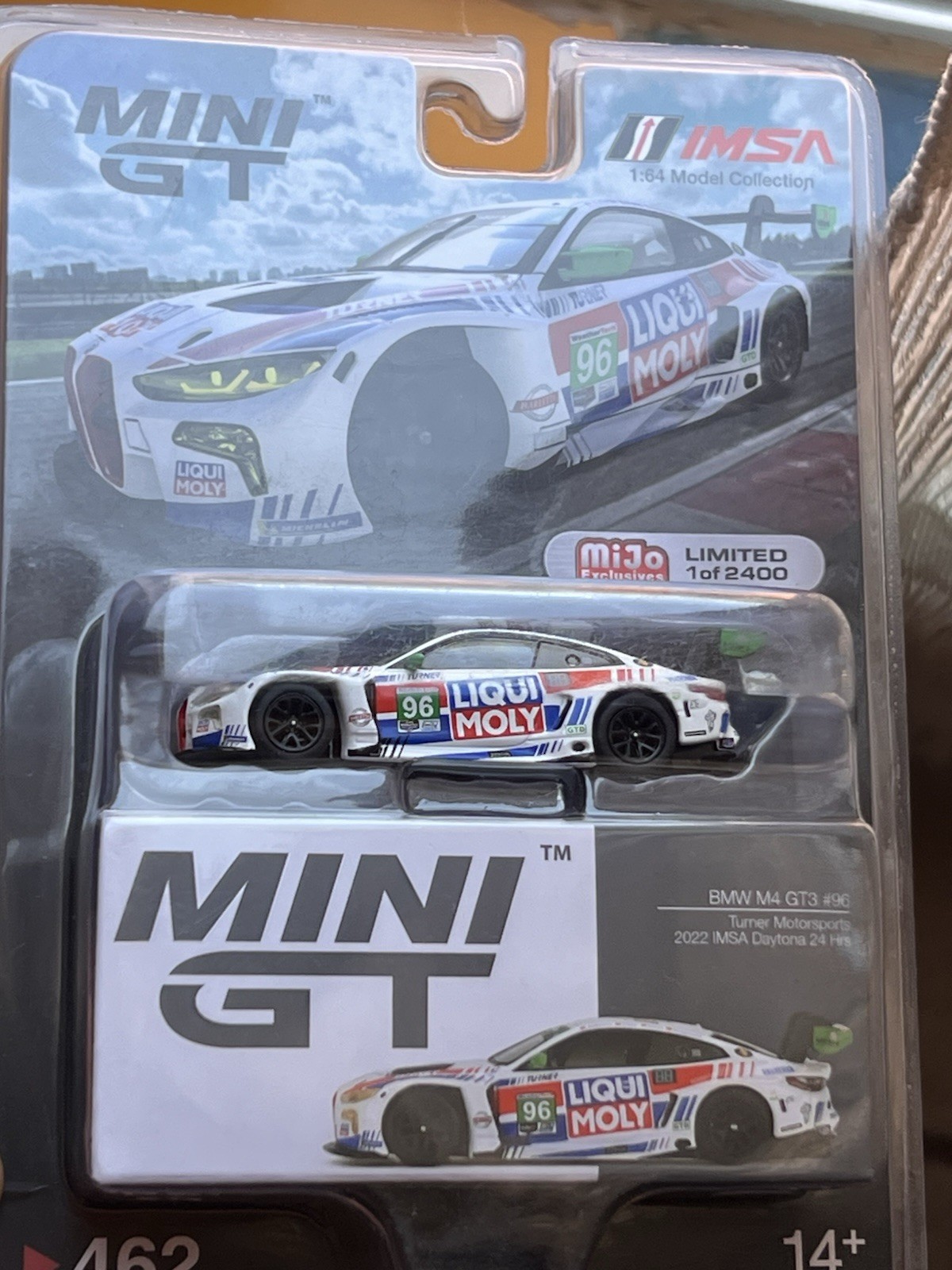 Mini GT 1:64 Diecast BMW M4 GT3 #96 Turner Motorsport IMSA 2022 Unopened Box