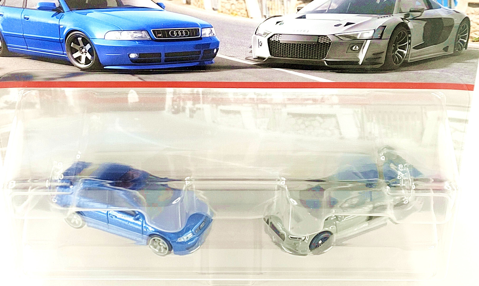 Hot Wheels Car Culture 2 Pack Target Audi S4 Quattro 🟦 & Audi R8 LMS ⬜
