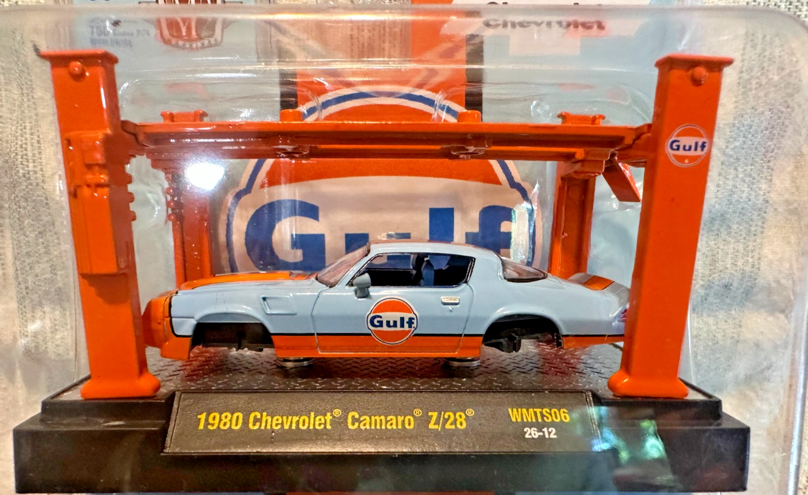 M2 MACHINES – MODEL-KIT – 1980 CHEVROLET CAMARO Z28 – WMTS06 26-12 – GULF OIL