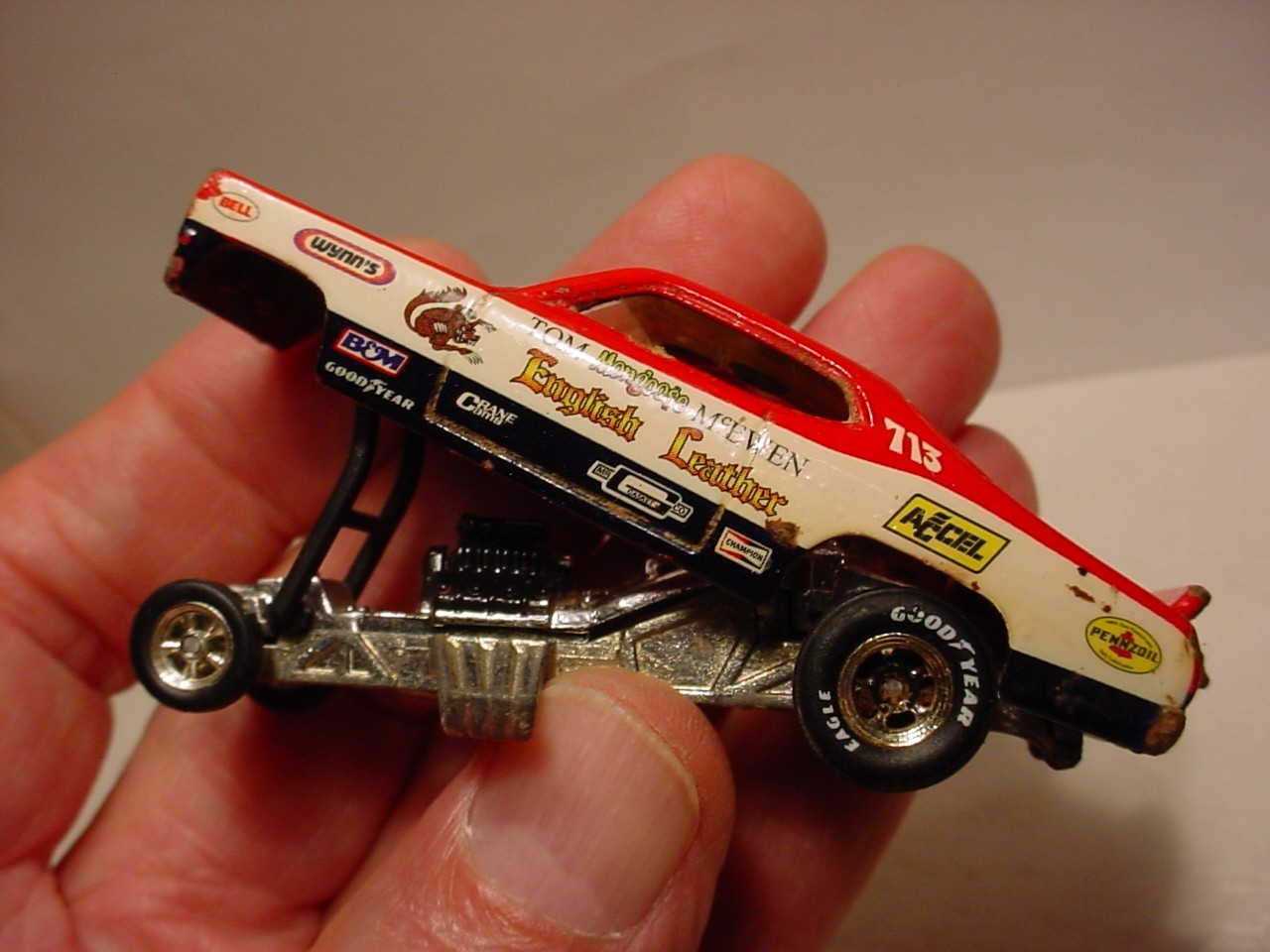 vintage Hot Wheels Drag Strip Plymouth Duster Mongoose funny car dragster