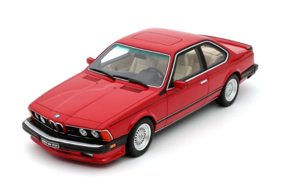 1/18 GT Spirit Otto BMW E24 M6 in Henna Red from 1986 OT1018
