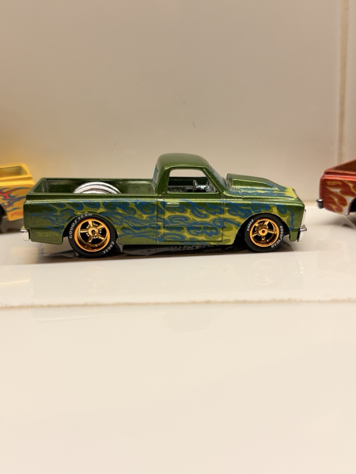 3 X Hot Wheels ‘67 Chevy C10 K-mart exclusive & Hard to find Beautiful Pieces