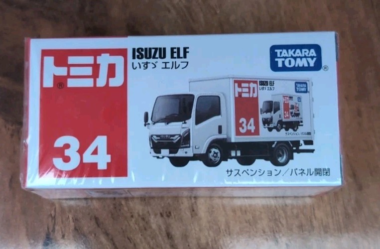 Takara Tomy Tomica No.34 ISUZU ELF Diecast Model Truck New
