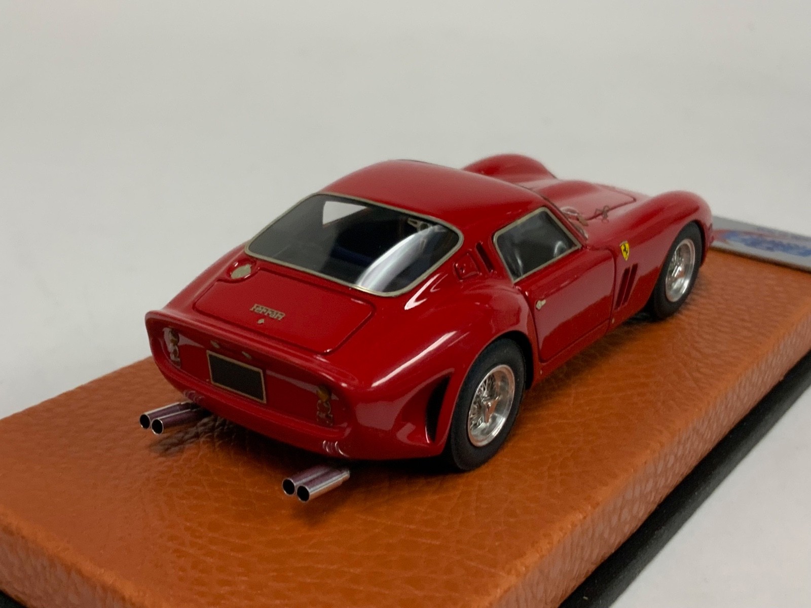 1/43 BBR Ferrari 250 GTO from 1962 in Rosso Corsa Red Leather BBR56A AB1181