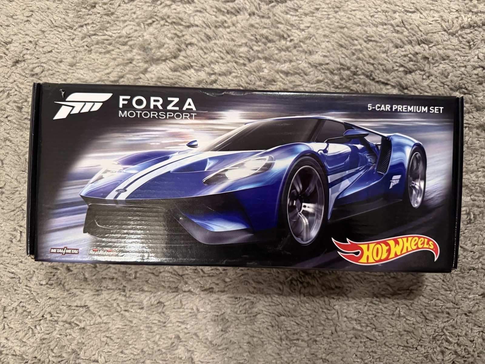 2016 Hot Wheels Forza Motorsport 5 Cars Premium Set Real Riders Tomica Matchbox