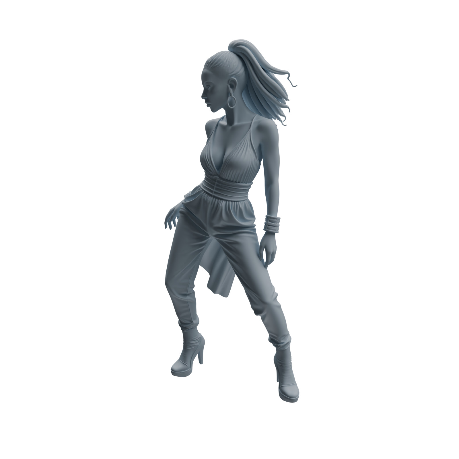 MRY-SFW 1/64/87 Nightclub Style Woman Character HO N Scale Miniatures Diorama