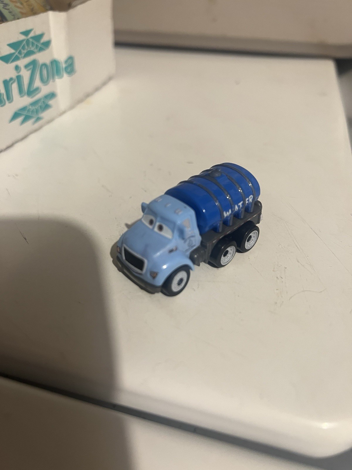 Disney Pixar Cars Mini Racer Mr. Drippy Water Tanker Truck Demolition Derby 2017