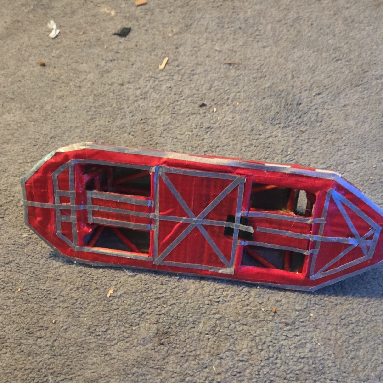 Customized Handcrafted Diecast Style Car Toy Vehicle – Silver Red Black Yellow