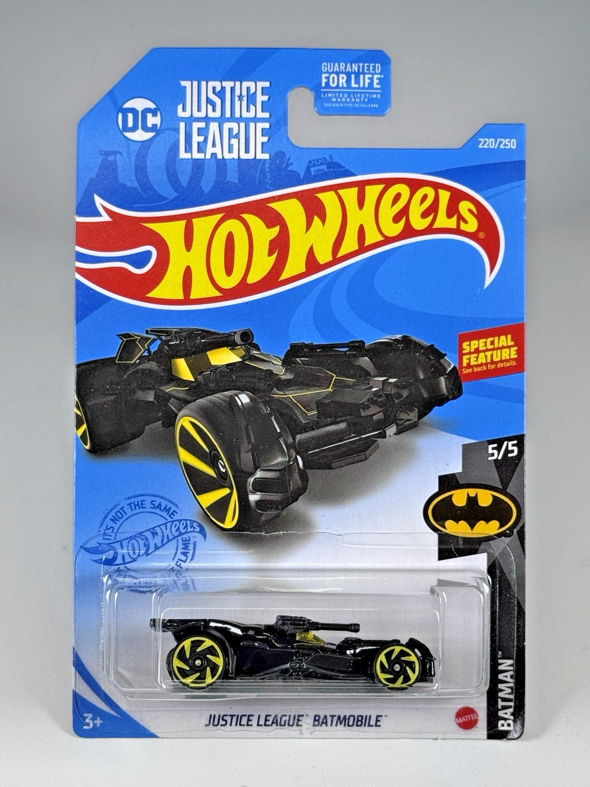 Hot Wheels Justice League Batmobile Batman 5/5 DC Justice League Treasure Hunt